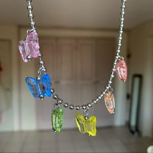 🎀 butterfly necklace
